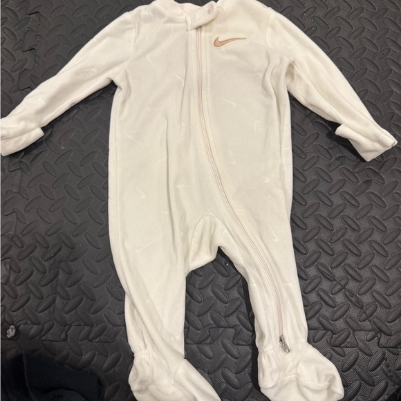 Nike Other - Nike Cream Baby Footed One Piece